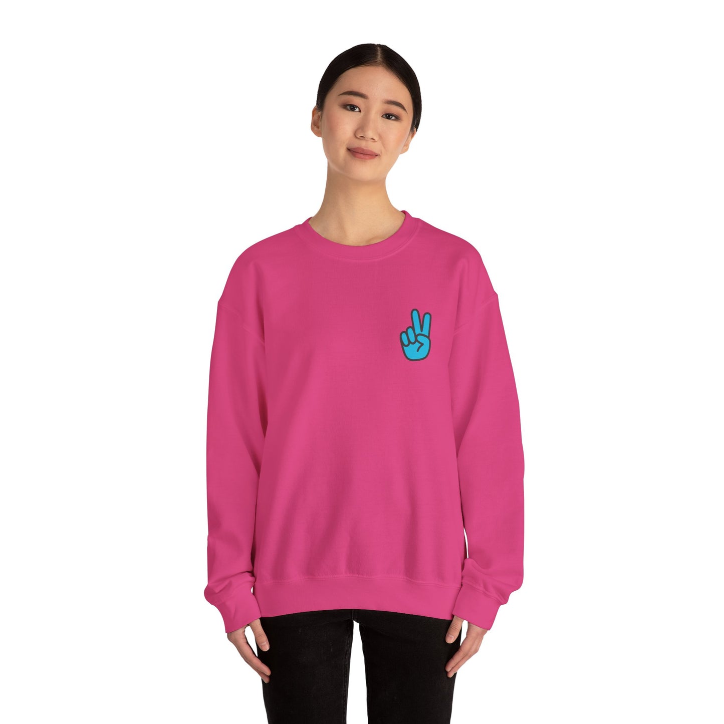 Peace Be With You Unisex Heavy Blend™ Crewneck Sweatshirt