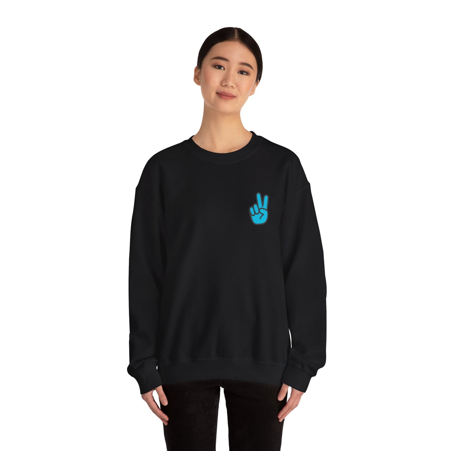 Peace Be With You Unisex Heavy Blend™ Crewneck Sweatshirt