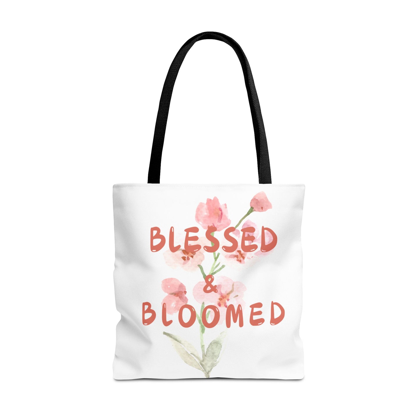 Blessed & Bloomed Tote Bag (AOP)