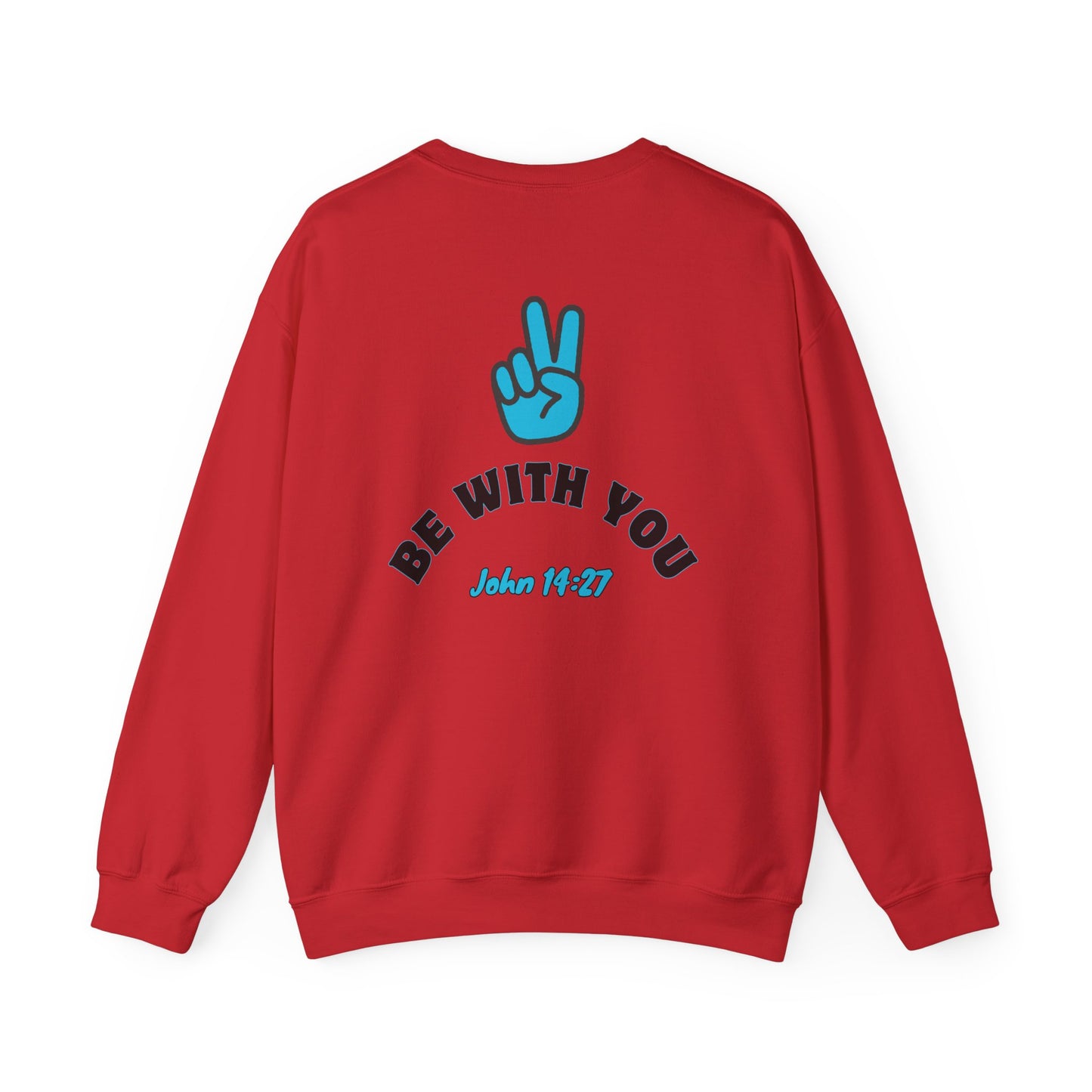Peace Be With You Unisex Heavy Blend™ Crewneck Sweatshirt