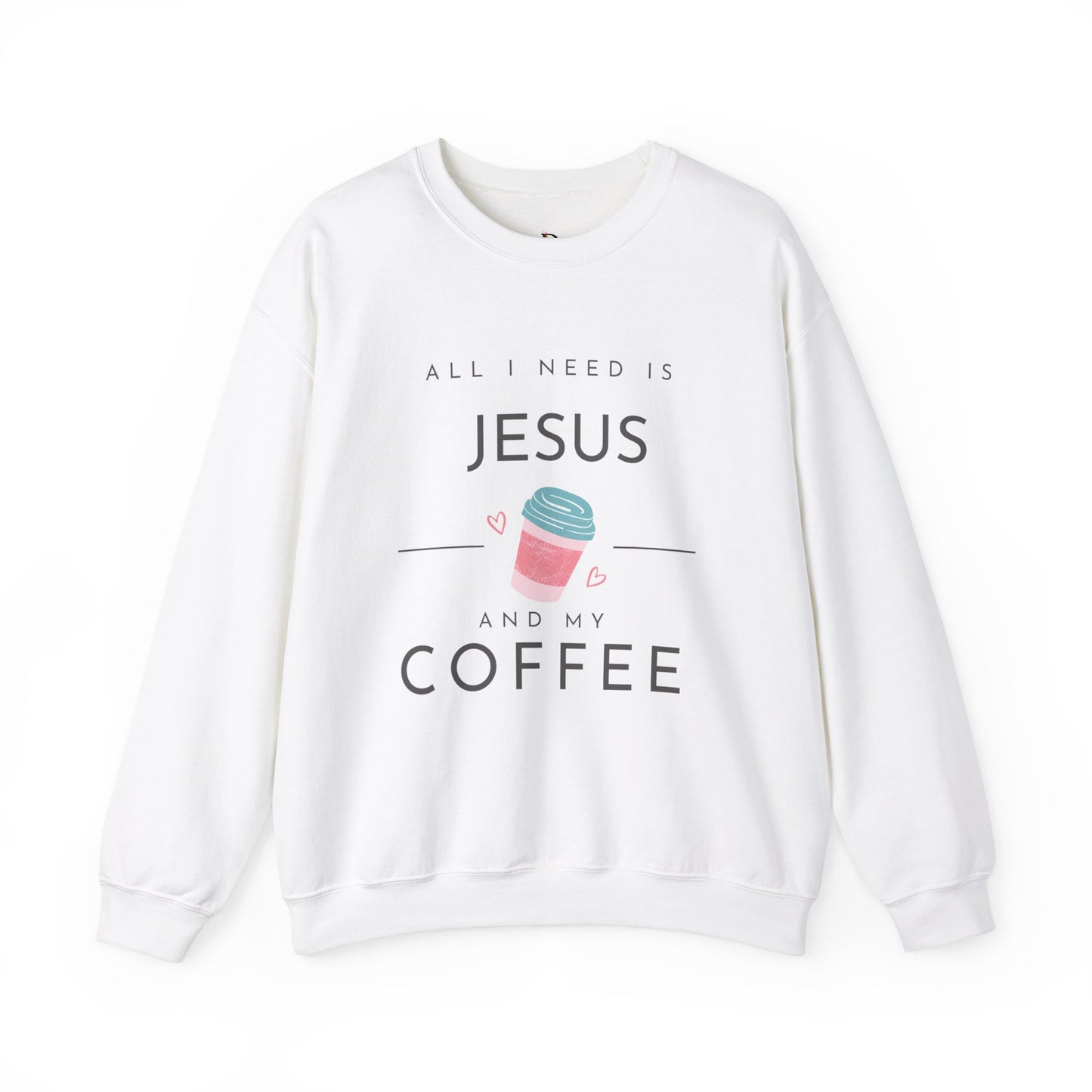 Jesus & Coffee Unisex Heavy Blend™ Crewneck Sweatshirt