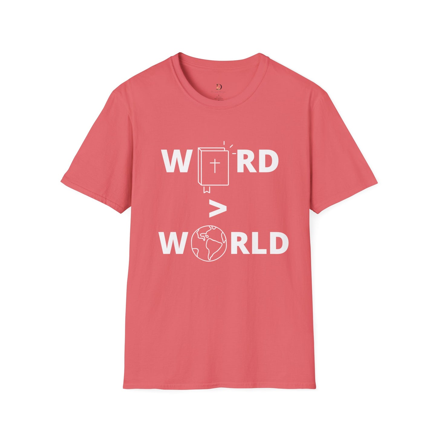 Word > World Unisex Softstyle T-Shirt