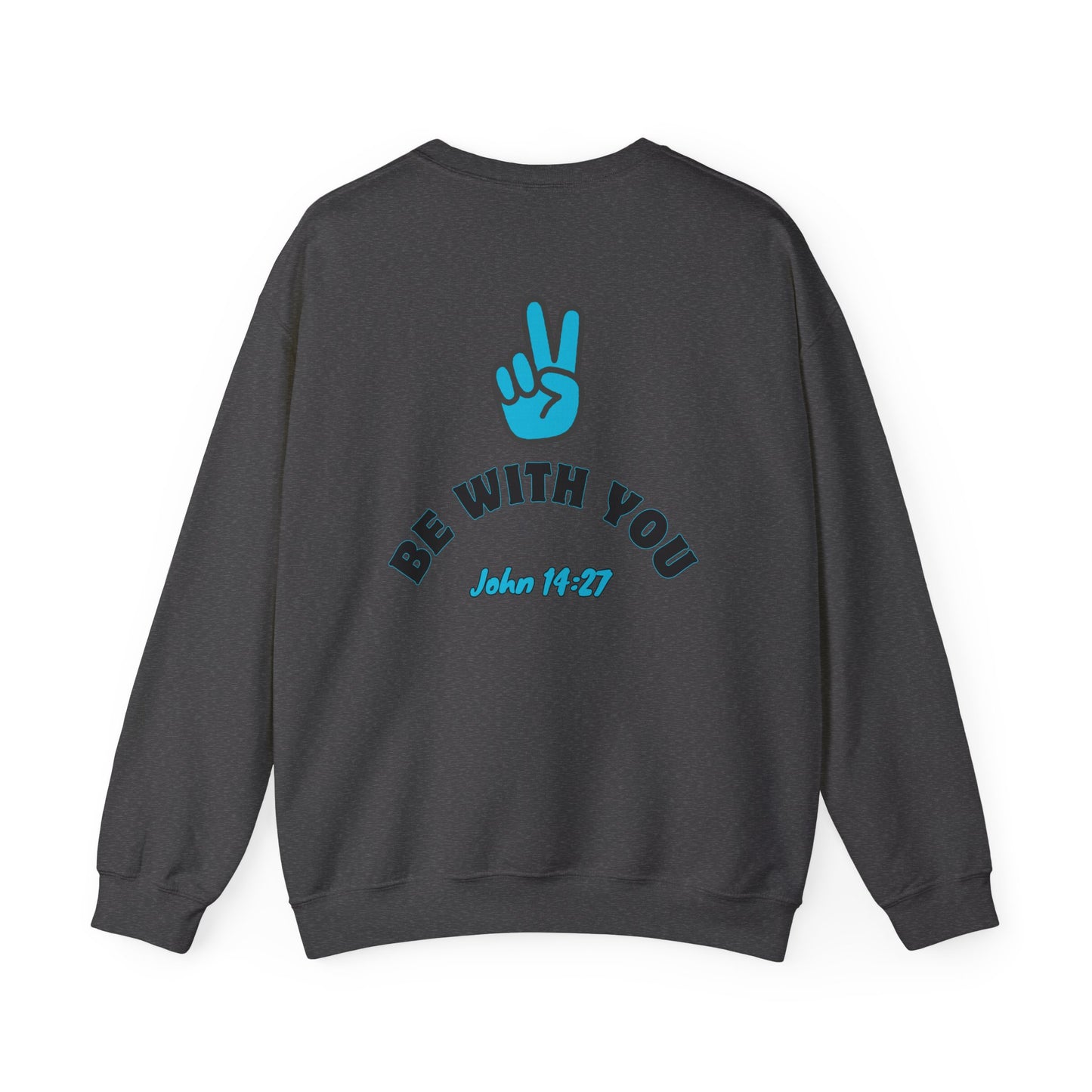Peace Be With You Unisex Heavy Blend™ Crewneck Sweatshirt