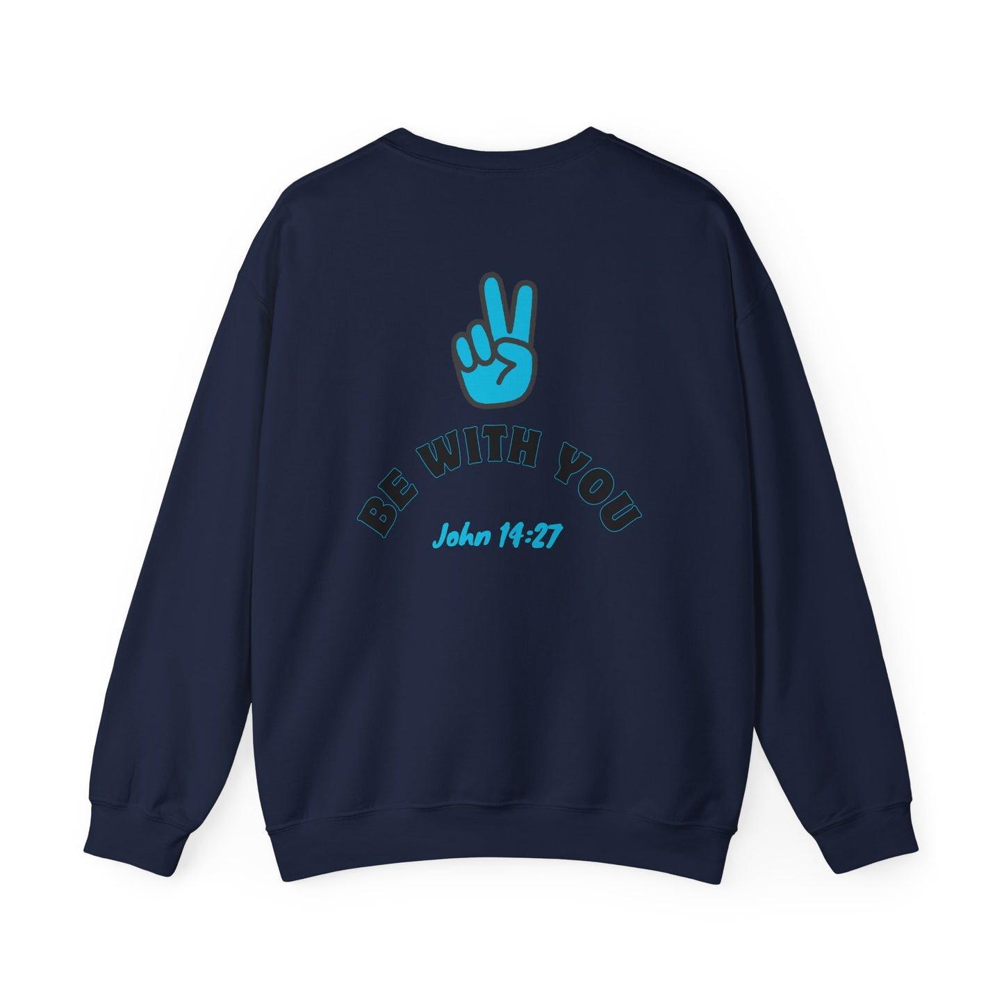 Peace Be With You Unisex Heavy Blend™ Crewneck Sweatshirt