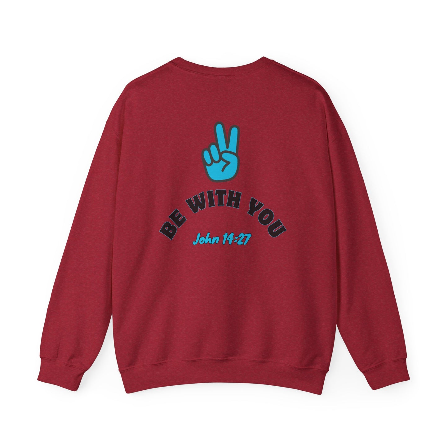 Peace Be With You Unisex Heavy Blend™ Crewneck Sweatshirt