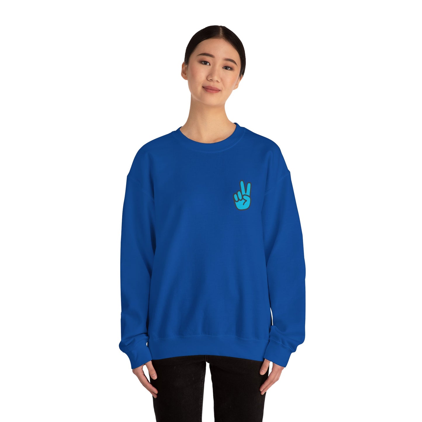 Peace Be With You Unisex Heavy Blend™ Crewneck Sweatshirt