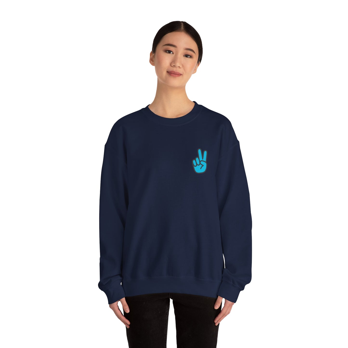 Peace Be With You Unisex Heavy Blend™ Crewneck Sweatshirt