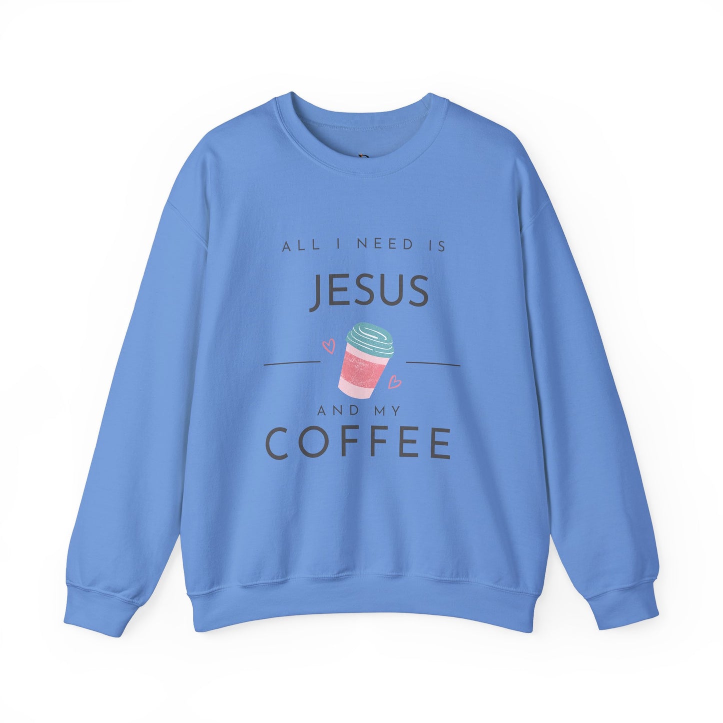 Jesus & Coffee Unisex Heavy Blend™ Crewneck Sweatshirt