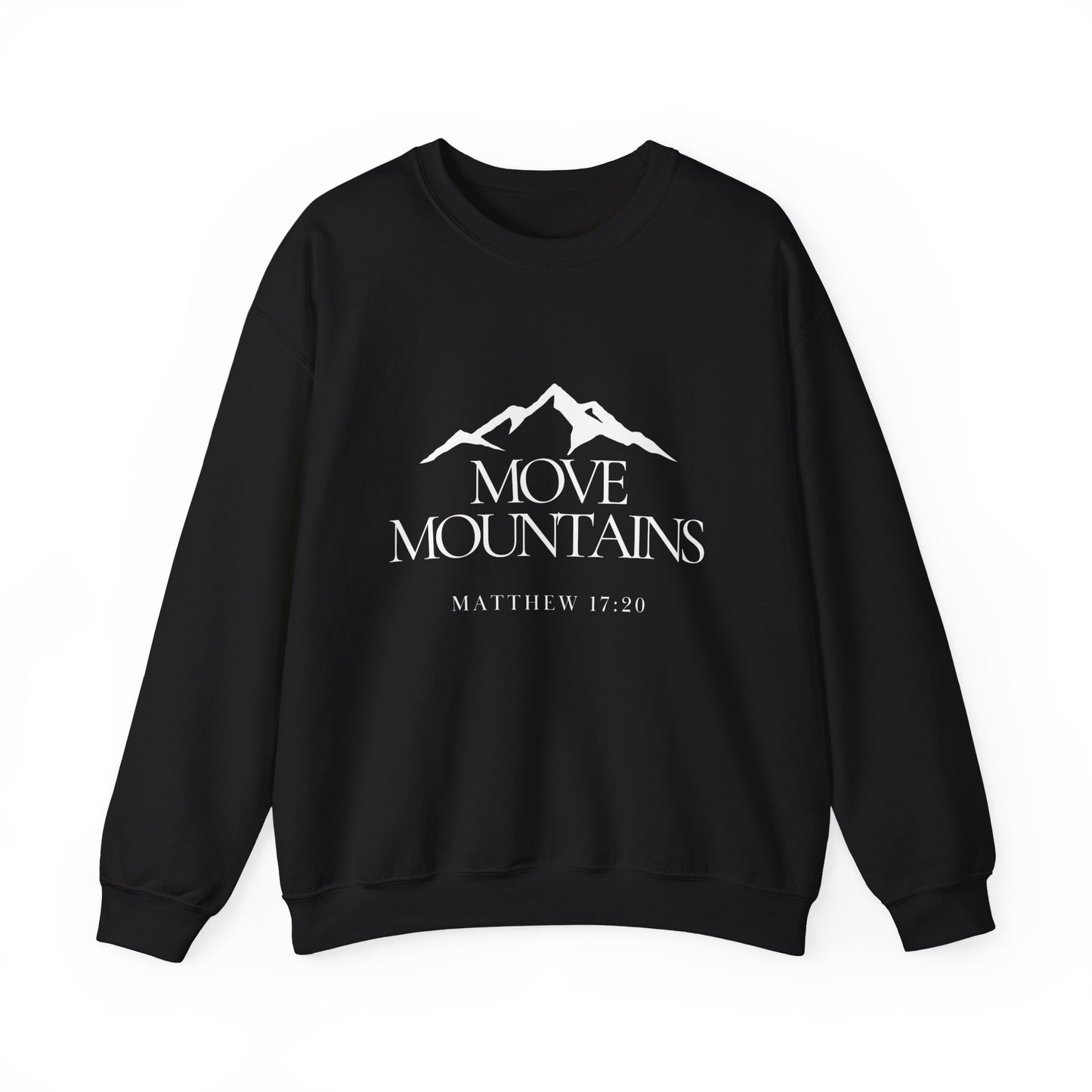Move Mountains- Unisex Heavy Blend™ Crewneck Sweatshirt
