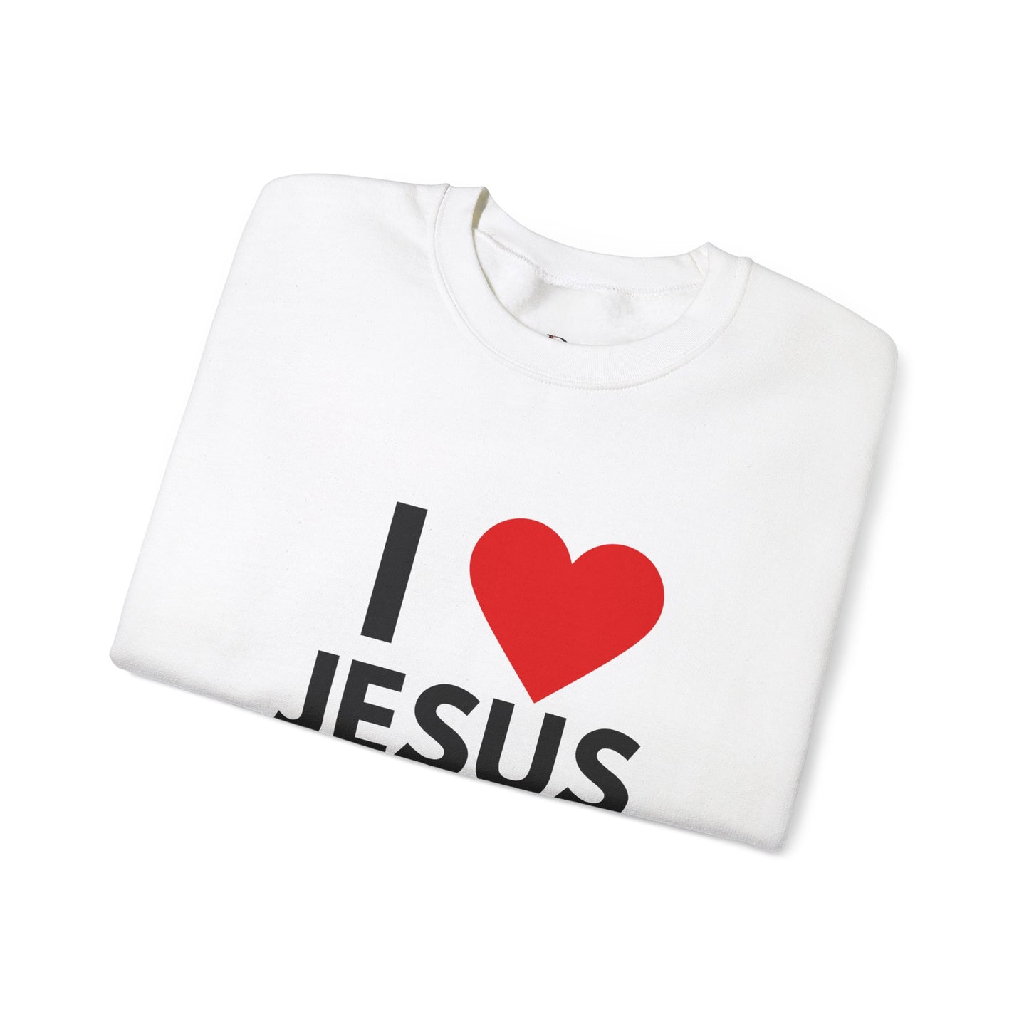 I <3 Jesus Unisex Heavy Blend™ Crewneck Sweatshirt