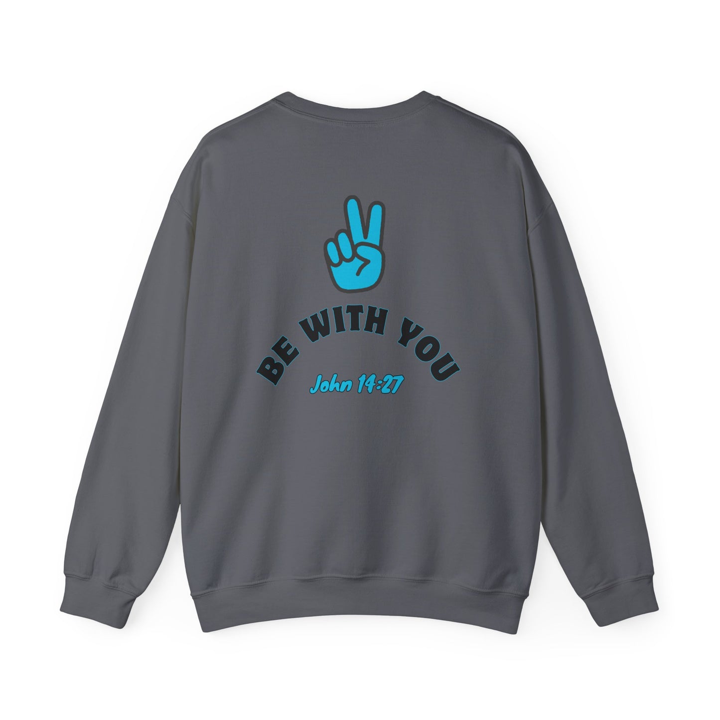 Peace Be With You Unisex Heavy Blend™ Crewneck Sweatshirt