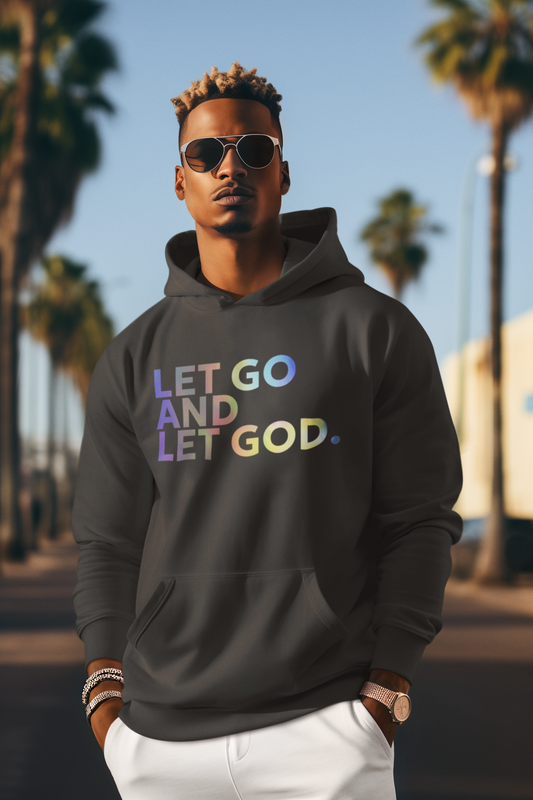 Let Go and Let God-Unisex Heavy Blend™ Hooded Sweatshirt