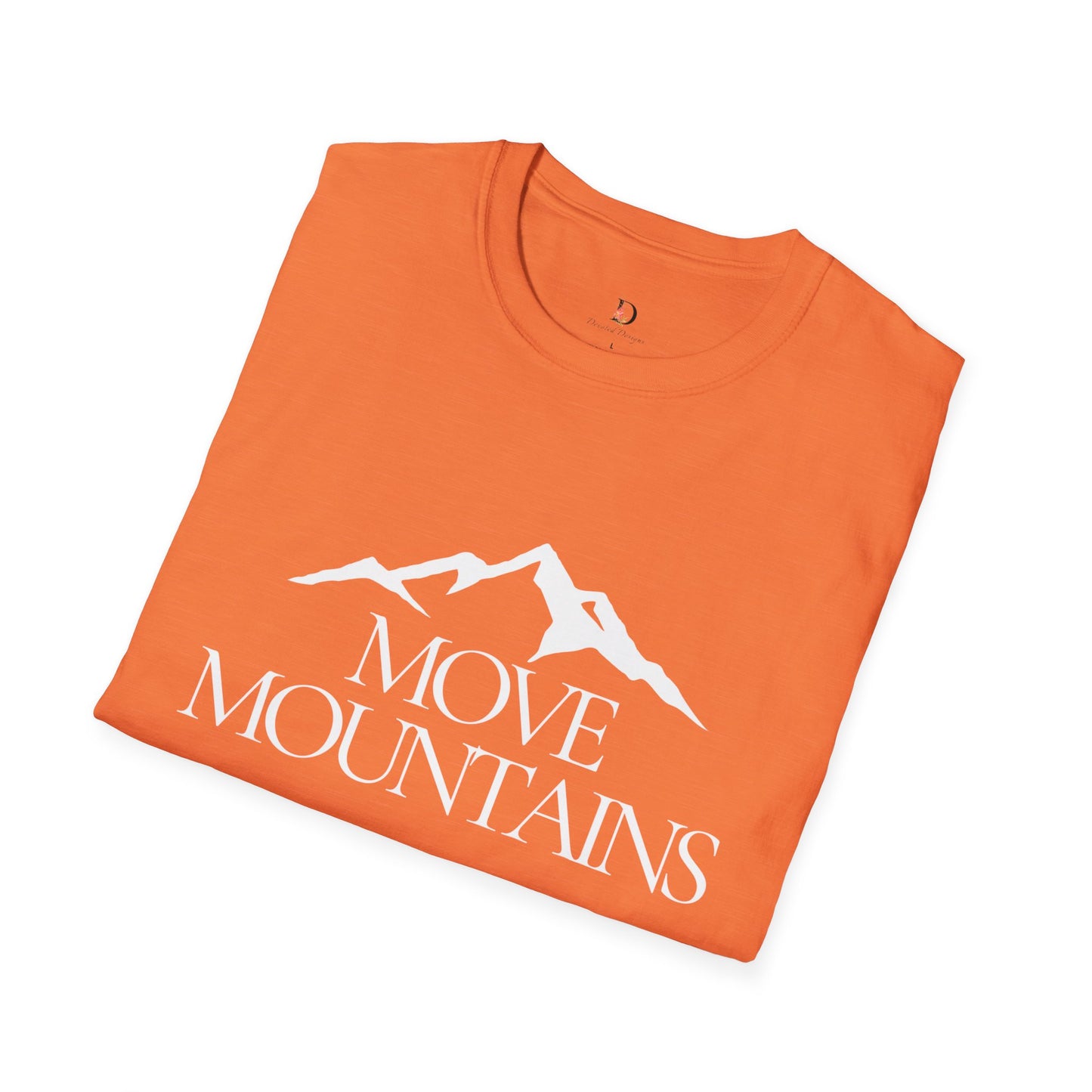 Move Mountains-Unisex Softstyle T-Shirt