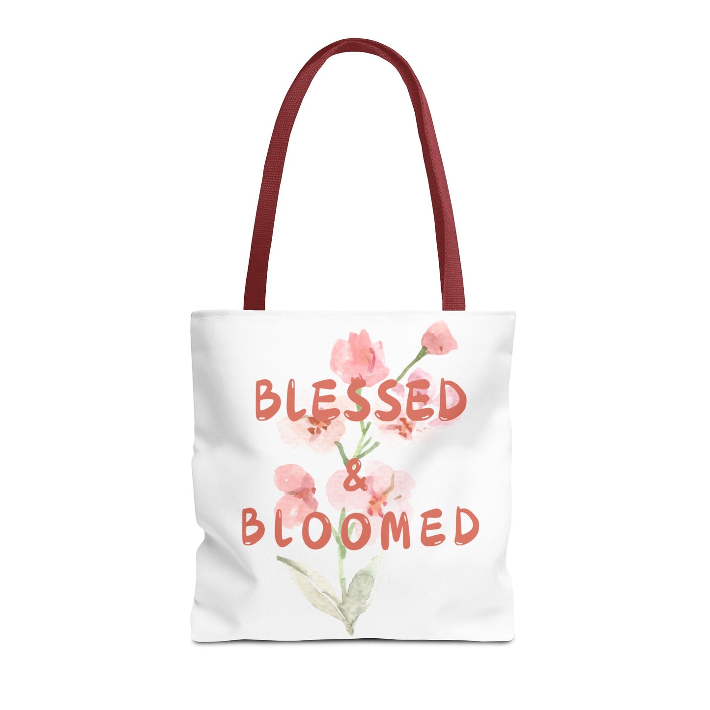 Blessed & Bloomed Tote Bag (AOP)